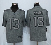Nike Limited Miami Dolphins #13 Marino Gray Men's Stitched Gridiron Gray Jersey,baseball caps,new era cap wholesale,wholesale hats